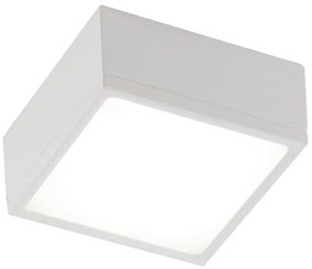 Plafoniera LED Klio bianco IP20 bianco naturale INTEC