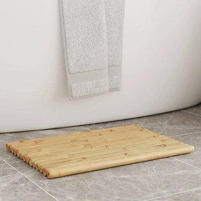 Tappetino Da Bagno 2 Pz 50x35 Cm İn Bambù /