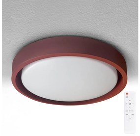 Brilagi - Lampada LED dimmerabile MATTEO LED/48W/230V 3000-6500K Ø 41 cm rosso + telecomando