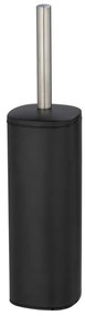 WENKO 24778100 - Scopino per WC ALASSIO 9,3x39,2 cm acciaio inossidabile/nero
