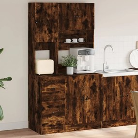 Mobile Da Cucina Rovere Fumo 95x50x180 Cm Legno Multistrato /