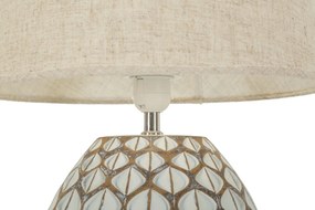 Lampada Da Tavolo Resina Tibet Cm Ø 35X52 Elegante Design