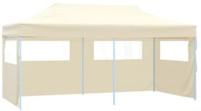 Tenda per Feste Pop-Up Pieghevole Crema 3 x 6 m