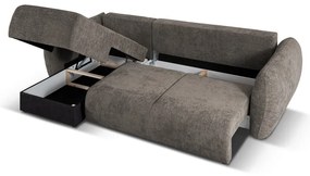 Divano angolare grigio (angolo sinistro) Matera - Cosmopolitan Design