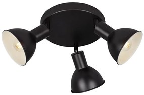Briloner 2674-035 - Faretto RETRO 3xE14/25W/230V nero