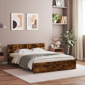 Giroletto Con Testiera Rovere Fumo 140x200 Cm /
