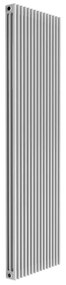 Radiatore acqua calda Comby in acciaio 3 colonne, 15 elementi, interasse 1935 mm, bianco