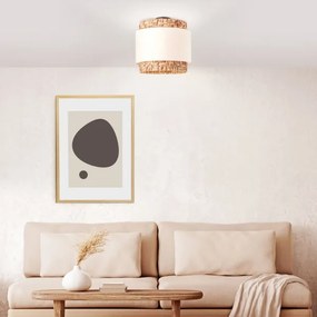 Brilliant - Plafoniera WATERLILLY 2xE27/60W/230V diametro 35 cm color crema