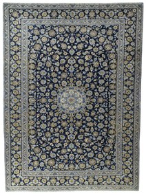 Kashan Tappeto persiano 420x310 Blu (Iran) Annodato A Mano