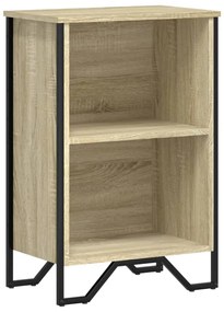 Libreria rovere sonoma 50x31x74,5 cm in legno multistrato