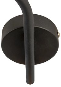 Lampada da soffitto moderna intelligente nera incl. 3 WiFi B35 - Lofty