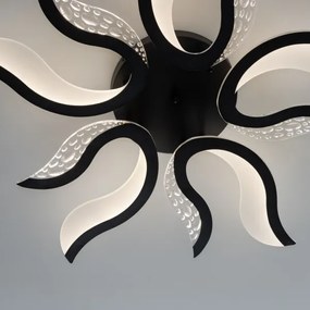 Brilagi - Lampadario a plafone LED dimmerabile TWIST LED/65W/230V 3000-6500K nero + +TC