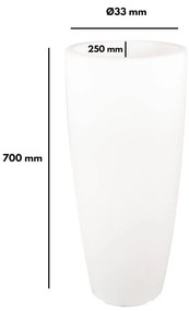 Vaso Illuminabile Tondo Ø33 H70cm E27