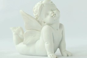 Stampa su tela – Statua d'angelo adorabile