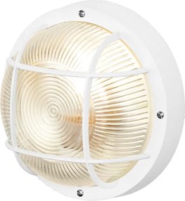 Osram - Lampada da parete per esterni BULKHEAD 1xE27/10W/230V Ø 19 cm IP54 bianca