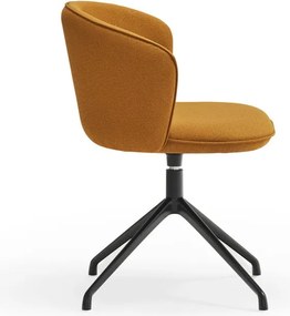 Set di sedie da pranzo color senape in imbottito 2 pz Add – Teulat