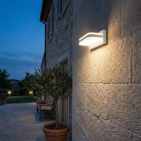 Applique LED 12W Rettangolare per esterni a Luce Diffusa IP54 Bianca Colore Bianco Naturale 4.000K