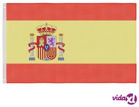 vidaXL Bandiera della Spagna 90x150 cm