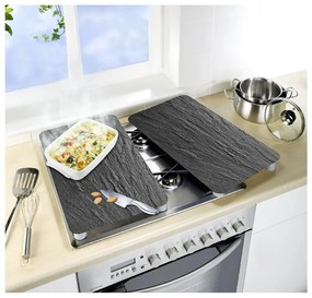 Set di 2 cappe da cucina in vetro con, 52 x 30 cm Slate - Wenko