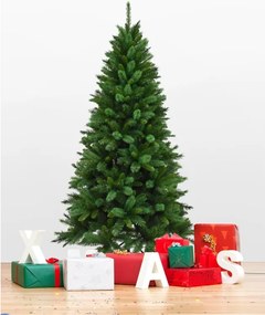Albero di Natale artificiale Livigno verde H 240 cm x ø 139 cm