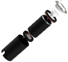 Faro Carrabile GU10 IP67 Orientabile Acciaio INOX 304 - Doppio Pressacavo
