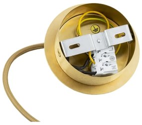 Argon 8450 - Lampadario a sospensione con filo ALMIROS 1xE14/7W/230V diametro 12 cm alabastro oro