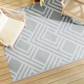 Tappeto Da Esterni Arakıl Grigio 160x230 Cm İn Pp /
