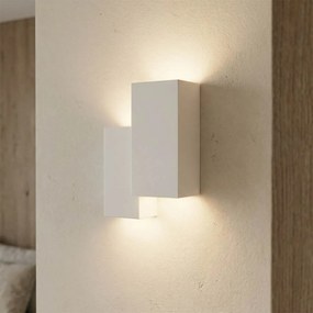 Applique da Parete 3xG9 PARALLEL in Gesso Pitturabile