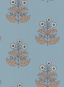 Långelid / von Brömssen Carta da parati Floret - Dala Blue