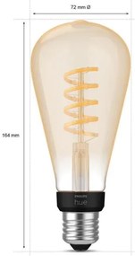 Lampadina LED Dimmerabile Hue WHITE AMBIANCE ST72 E27/7W/230V 2200-4500K