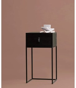 Comodino nero con cassetto Zola - WOOOD