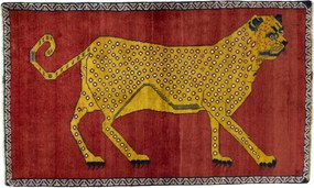 Gabbeh Tappeto 150 x 90 Rosso (Iran) Annodato A Mano