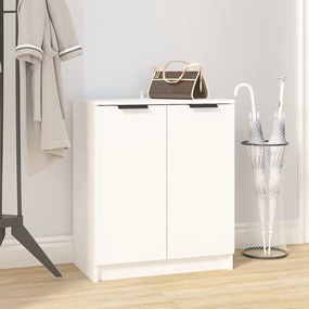Scarpiera Bianca 59x35x70 Cm İn Legno Multistrato /