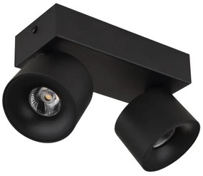 Globo 56961-2B - Faretto LED RAE 2xLED/6W/230V nero