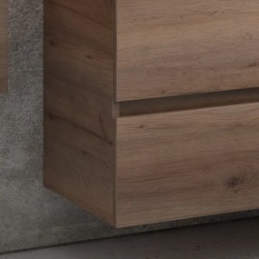 Mobile bagno 100cm con lavabo a incasso installazione sospesa TOD-100LA - KAMALU