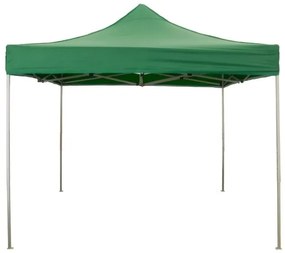 Telo laterale 3x2mt verde impermeabile con finestra per gazebo richiudibile 3x3mt