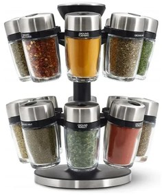 Cole&Mason - Porta spezie MASTER girevole 17 pezzi