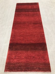Loribaft Tappeto 220 x 80 Rosso (Iran) Annodato A Mano