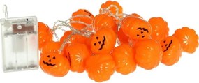 Retlux - Catena luci LED decorativa HALLOWEEN 20xLED/3xAA/bianco caldo 3,3m zucche