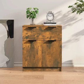 Credenza rovere fumo 60x30x70 cm in legno multistrato