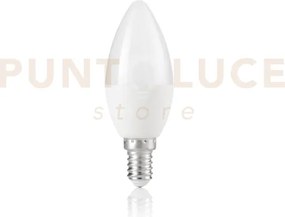 Lampadina attacco e14 oliva in plastica bianca 6 w 540 lm 3000 k ø ...