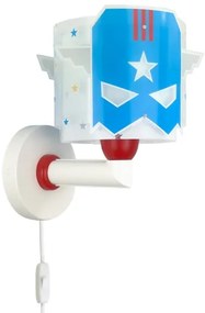 Dalber 61819 - Applique per bambini BLU HERO 1xE27/15W/230V