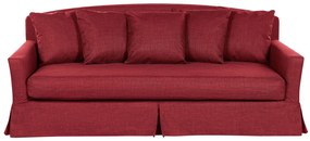 Fodera color rosso per divano a 3 posti GILJA Beliani