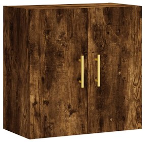 Armadietto a muro rovere fumo 60x31x60 cm in legno multistrato