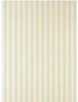 Farrow & Ball Carta da parati Closet Stripe - All White/ Dayroom Yellow