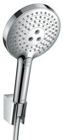 Trio (doccetta, tubo flessibile e supporto) HANSGROHE Raindance Select S in abs cromato H 22 x P 13.1 cm anticalcare 3 getti