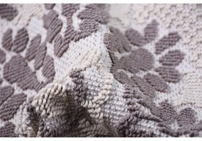 Tappeto in cotone grigio e beige , 60 x 90 cm Papatya - Vitaus