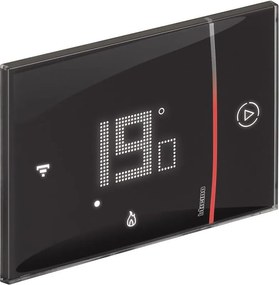 Termostato intelligente e connesso da incasso WIFI BTICINO Smarter2 nero