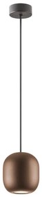 Redo 01-3479 - Lampadario a sospensione con filo BOOM 1xGU10/10W/230V diametro 12 cm marrone