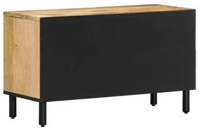 Mobile porta tv 80x31x46 cm in legno massello di mango